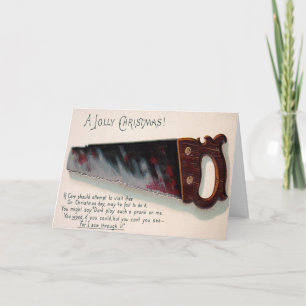 Festividades Vintage Victorian — Cartão de Natal Estranho