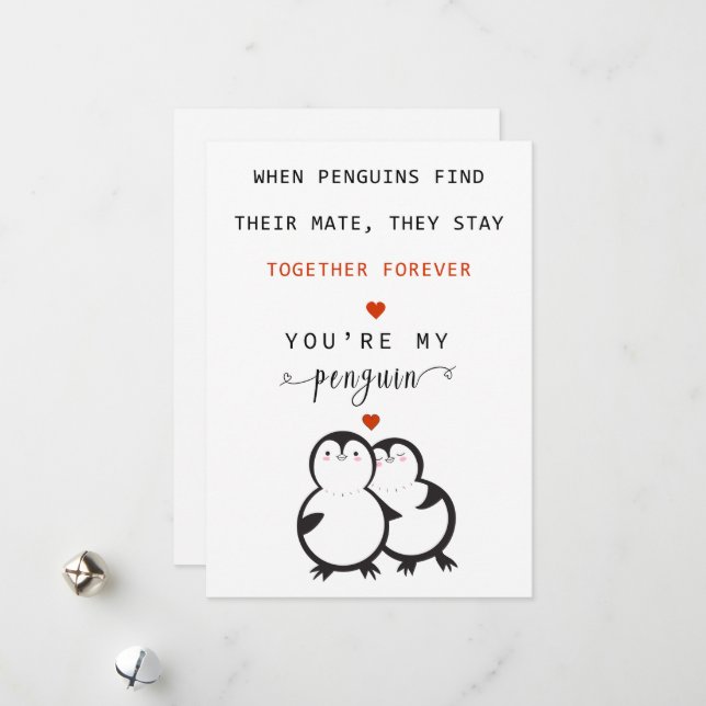 Festividades Você é meu cartão de saudação de Dia de os namorad (Frente/Verso In Situ)