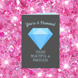 Festividades Você é um belo cartão de aniversário de Diamond To