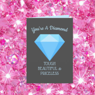 Festividades Você é um belo cartão de aniversário de Diamond To