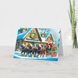 Festividades Workshop de papais noeis e Cartão de Natal de Equi