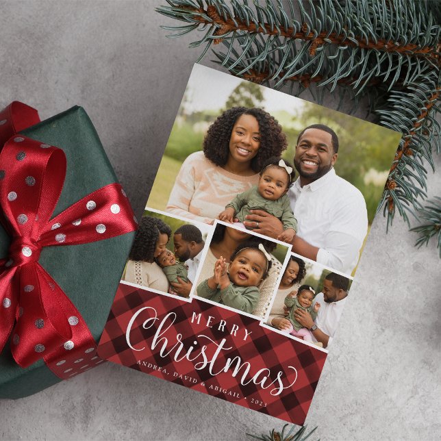 Festividades Xadrez feliz | Cartão de Colagem de Fotos de Feria (Criador carregado)