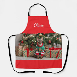 Festivo Cornish Rex Cat Natal Personalizado