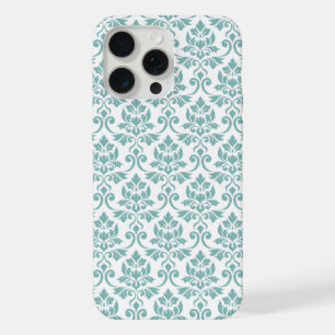 Feuille Damask Teal Pattern