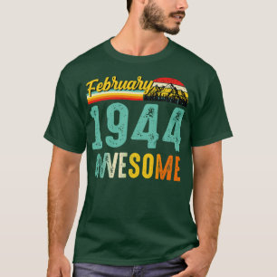 Fevereiro De 1944 Camisa De Presente De Aniversári