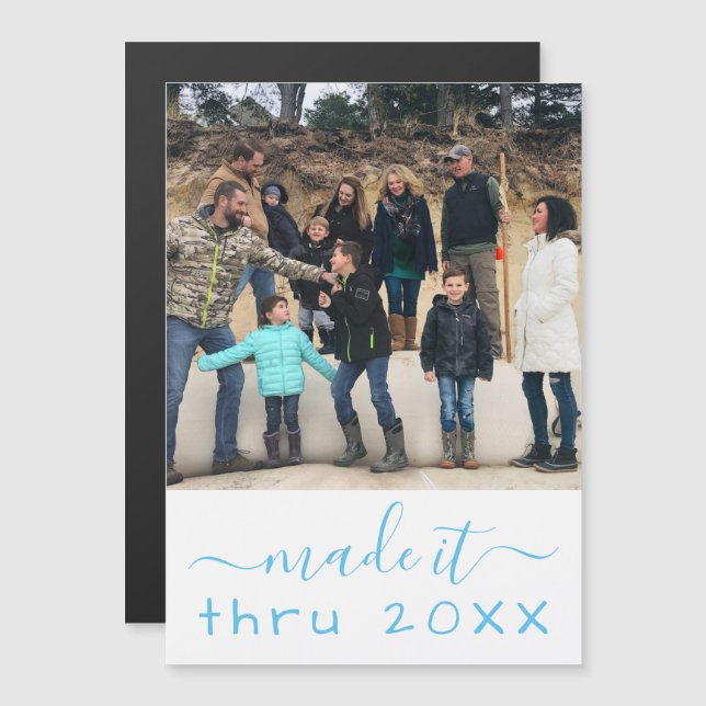 Fez isso através do cartão magnético de fotos COVI (Frente/Verso)