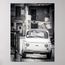 Fiat 500, Cinquecento, na Itália, Poster