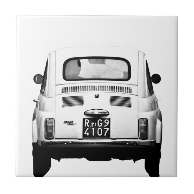 Fiat 500 em Roma, Italia (Frente)