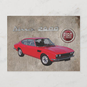 FIAT DINO 2400 CARTÃO POSTAL