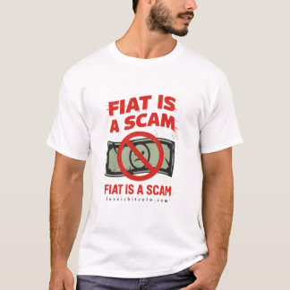 Fiat é um Golpe - Bitcoin Camiseta