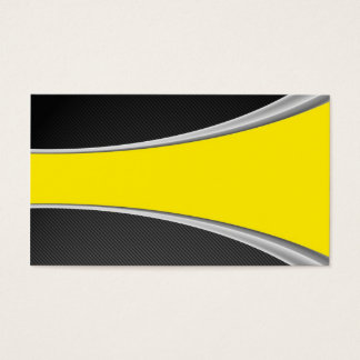 Fibra de carbono e cartão amarelo