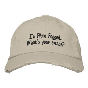 Fibro - boné bordado