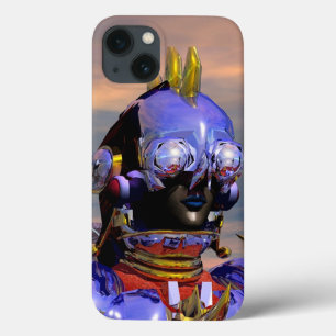 Ficção científica azul do RETRATO do CYBORG do