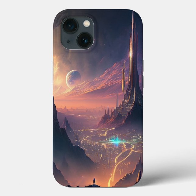 Ficção científica Futurística Cidade Caso-Amado iP (Verso)