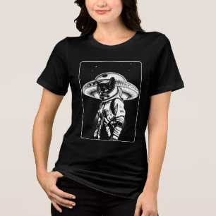 Ficção Científica OVNI Alien Astronauta Gato