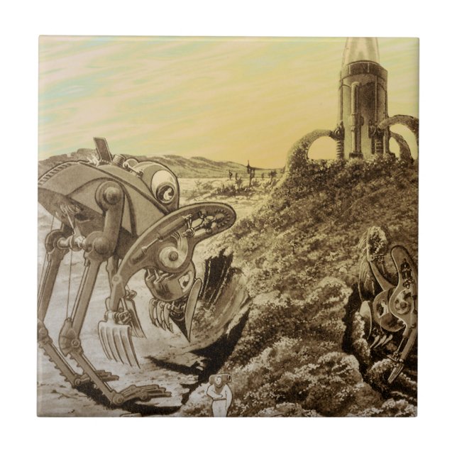 Ficção Científica Vintage Alienígenas Planeta Cons (Frente)