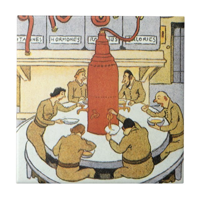 Ficção Científica Vintage, Cientistas de Laboratór (Frente)