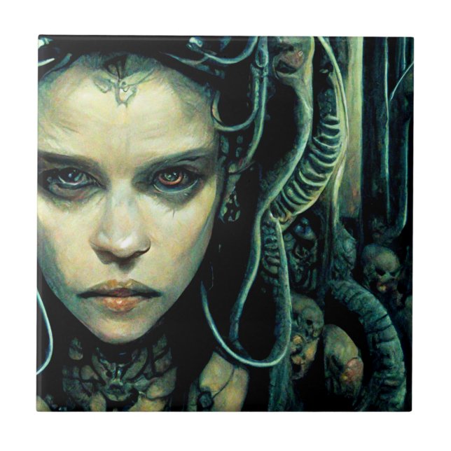 Ficha científica da alienígena Tech Girl (Frente)