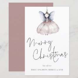 Ficha de Natal Mínima para Leite e Artsy