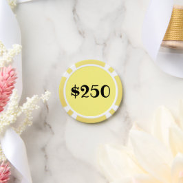 Fichas De Poker 215 dólares (logotipo)