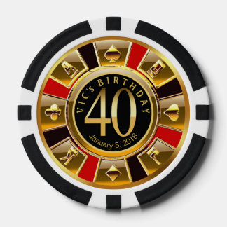 Fichas De Poker 40º Bday da Vic