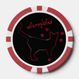 Fichas De Poker Amantes de gatos ailurofilos