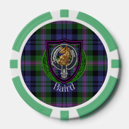 Fichas De Poker Baird Scottish Clan Tartan & Crest