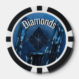 Fichas De Poker Blue Diamond Poker Chip