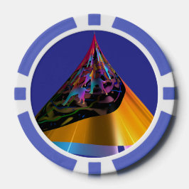 Fichas De Poker Cães Azuis