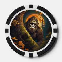 Chips de Poker de Ocultação Sasquatch