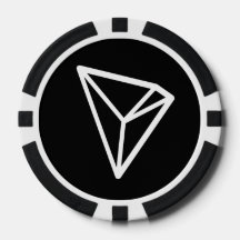 Chipsets para pôquer do logotipo TRON TRX