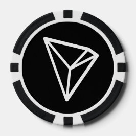 Fichas De Poker Chipsets para pôquer do logotipo TRON TRX