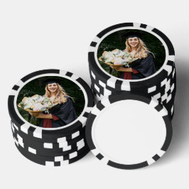 Fichas De Poker Crie Sua Própria Foto Personalizada de Graduado