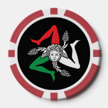 Emblema da Medusa Trinacria Siciliana Tema Italian