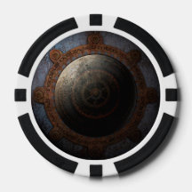 Lâmpada Steampunk Hora do Relógio Metálico