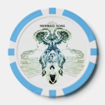 Mermaid Song Sea Love Romance Golf Ball Marker