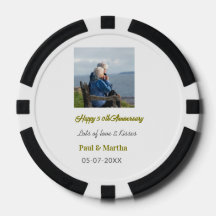 Moderno feliz 50º aniversário adicionar nome data