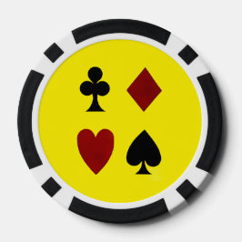Fichas De Poker Paus Coração Espada Diamante