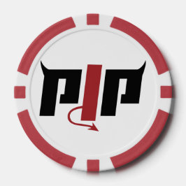 Fichas De Poker PJP Horn Logo - Pierce Jackson Productions Merch