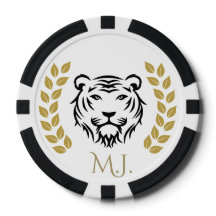 Tiger e Laurel preto e ouro