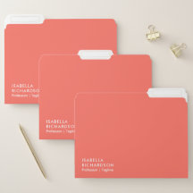 Coral Moderno E Minimalista