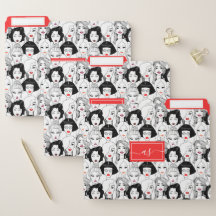 Multidão de Mulheres Retro Vogue Lábios Vermelhos