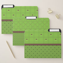 Padrão de Xadrez de meio círculo verde e castanho