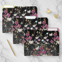 Retro Boho Elegant Wildflower