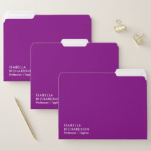 Roxo Moderno E Minimalista