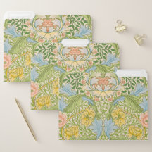 Wm Morris Myrtle Floral Arte Novo Pastel