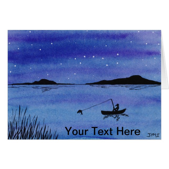 Ficou com um cartão de saudação (Frente Horizontal)