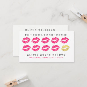 Fidelidade A beleza de Lipsense recompensa o cartão
