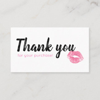 Fidelidade Cartão da lealdade de Lippies da aguarela