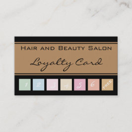 Fidelidade Cartão da lealdade do cabelo e do salão de beleza